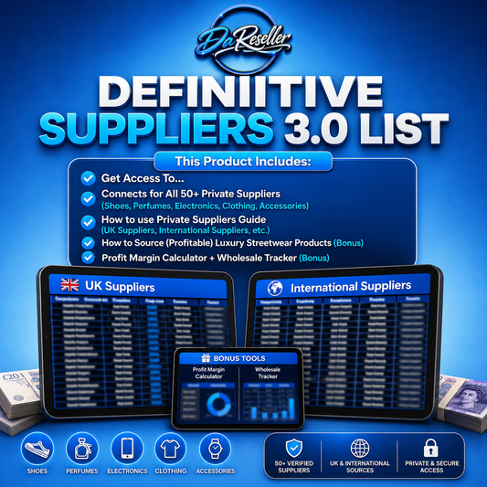 Definitive Suppliers List